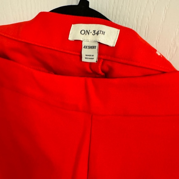 Trendy Plus Size Ponté Kick-Flare Ankle Pants, Regular and Short Length - Picture 1 of 3